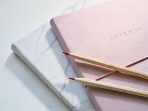 journals with pencils